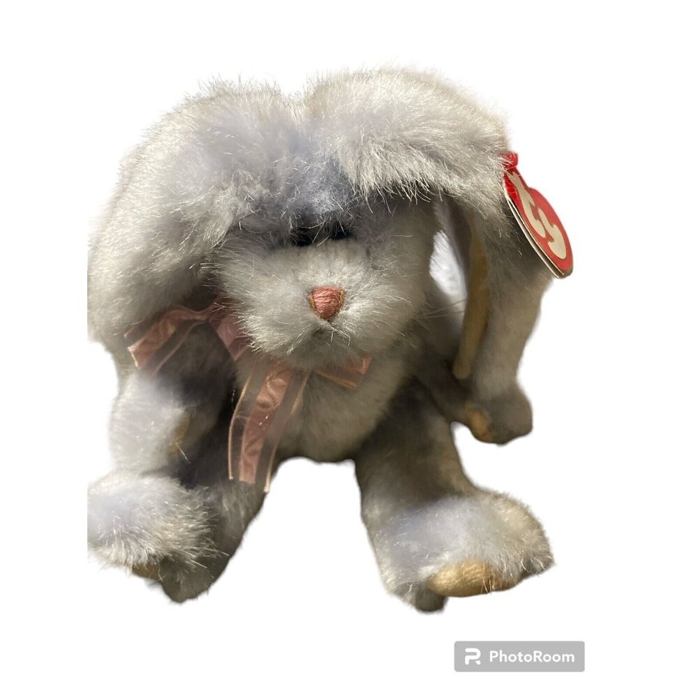 Ty 1995 Attic Treasures Collection Azalea the Hare Jointed Lavender 10"